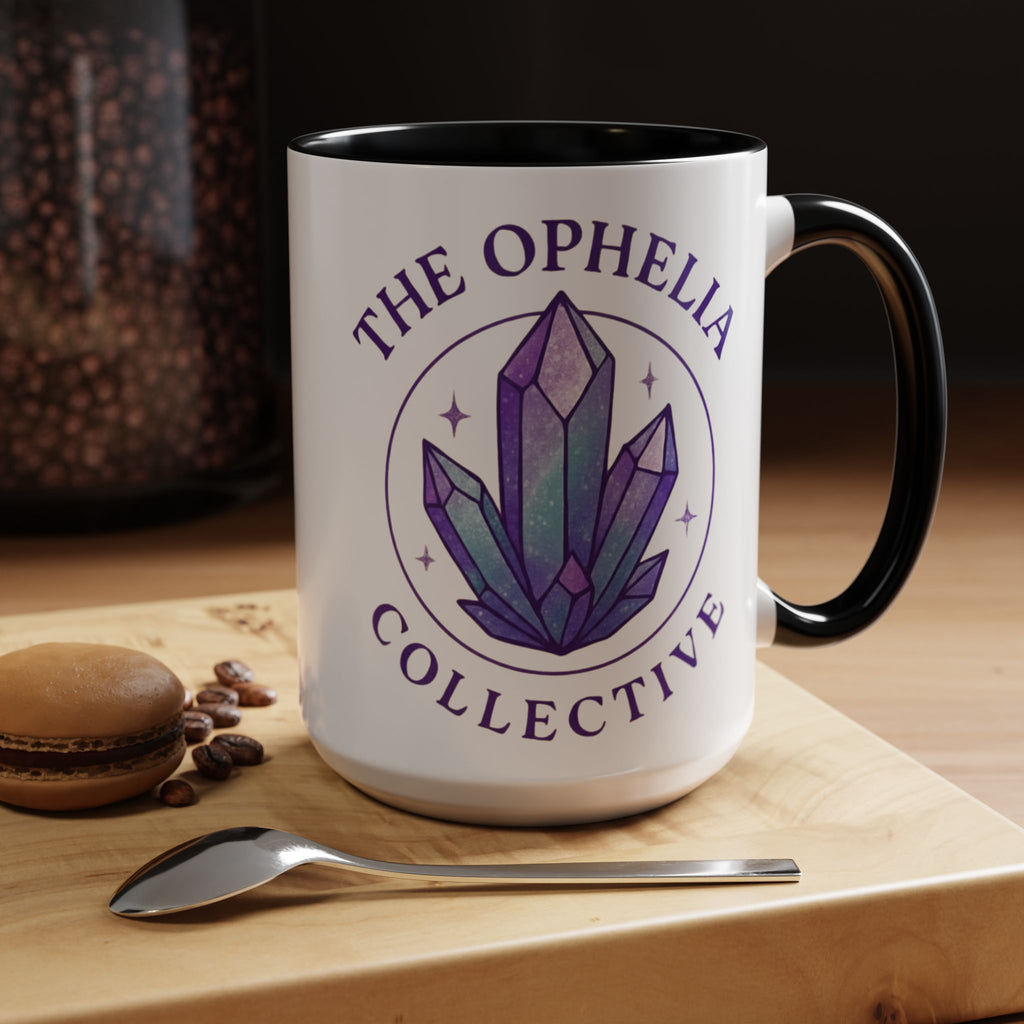 The Ophelia Collective Official Crystal Coffee Mug – 15oz