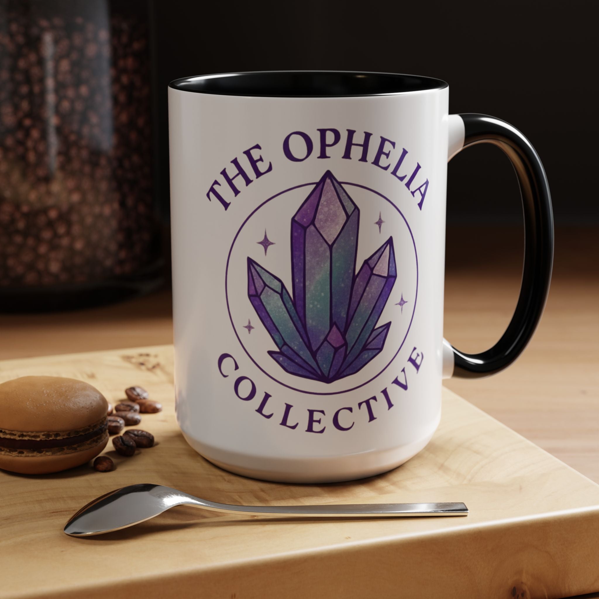 The Ophelia Collective Official Crystal Coffee Mug – 15oz