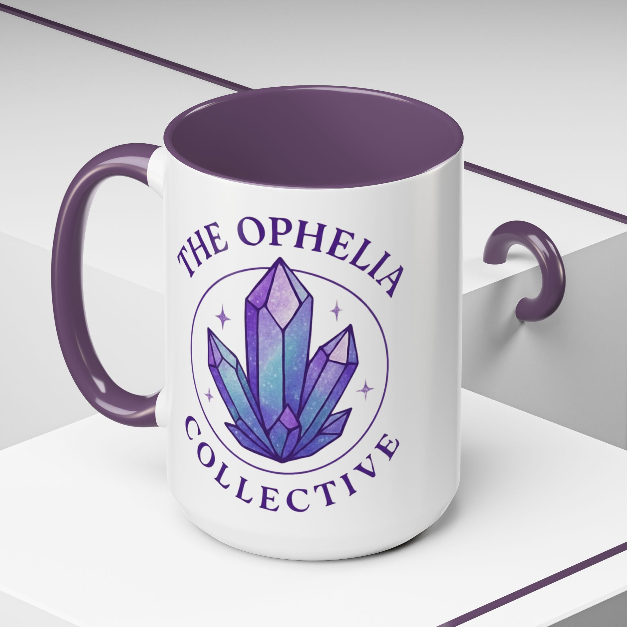The Ophelia Collective Official Crystal Coffee Mug – 15oz