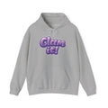 Crystal Collective Hoodie — "Clam it!" Purple Bubble Letter Design