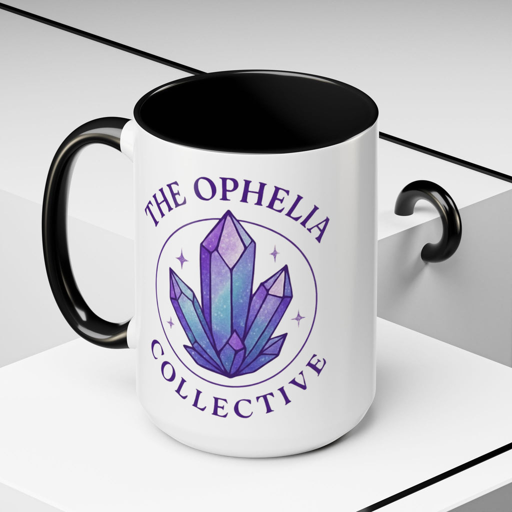The Ophelia Collective Official Crystal Coffee Mug – 15oz