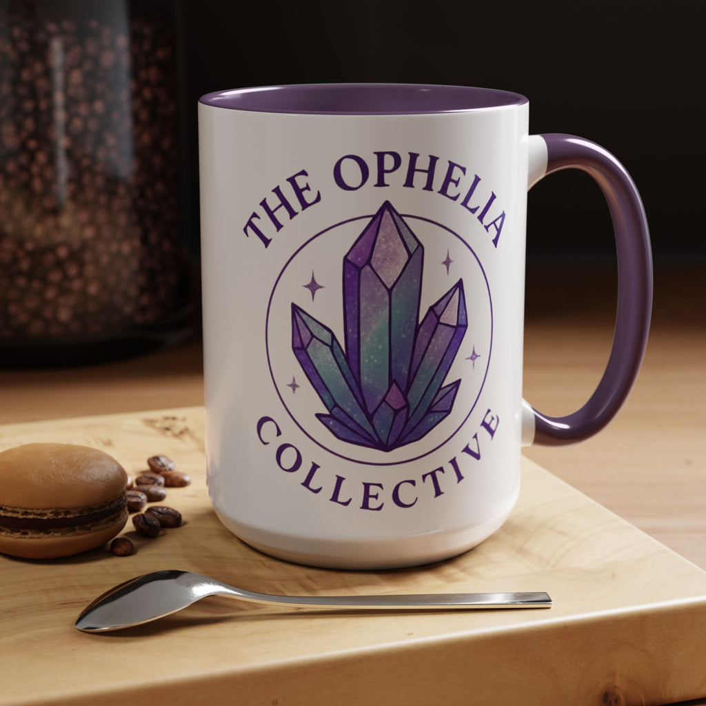 The Ophelia Collective Official Crystal Coffee Mug – 15oz